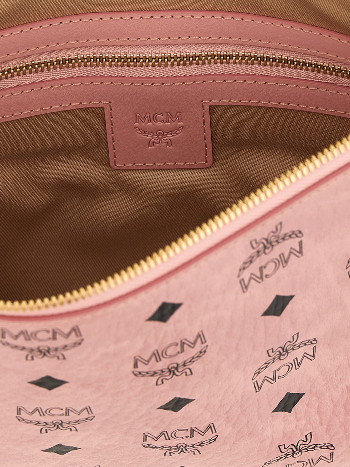 MCM CLUTCH: Bolso de hombro mujer Mcm, Rosa - Img 4