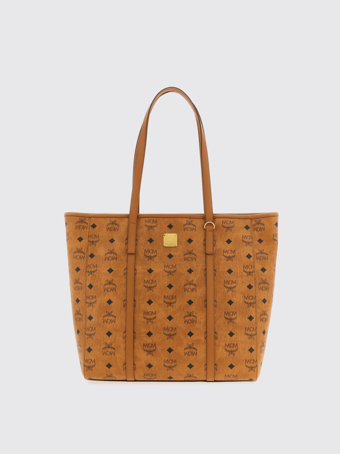 MCM TOTE BAG: Shoulder bag woman Mcm, Brown - Img 1