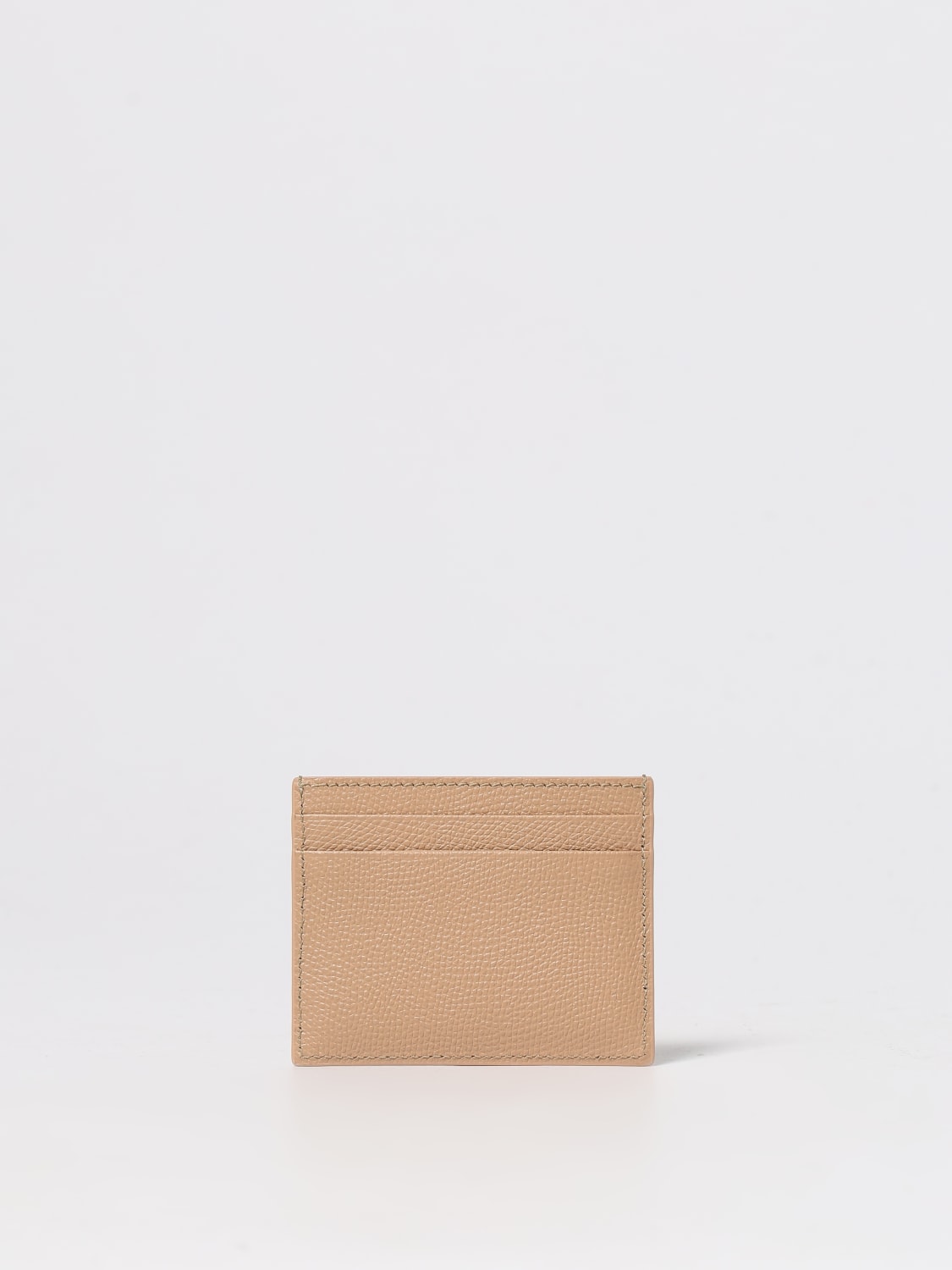 VALENTINO GARAVANI PORTAFOGLIO: Portacarte in pelle di vitello VLogo Valentino Garavani, Rosa - Img 2