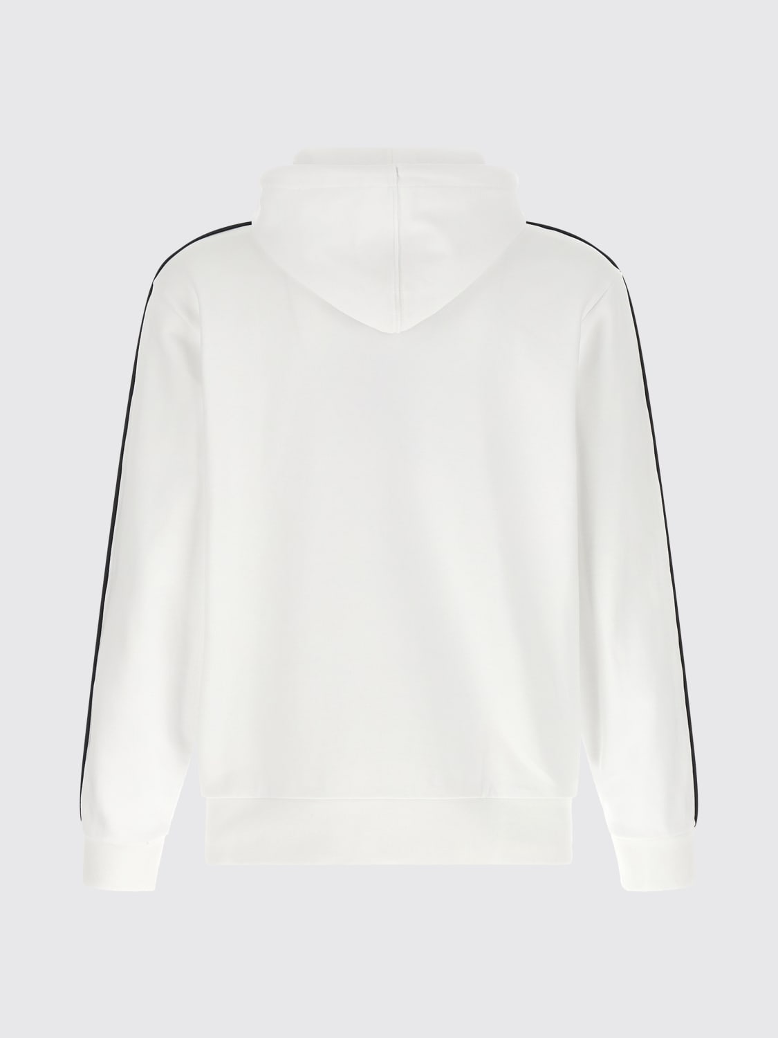 LACOSTE FELPA: Felpa in cotone con logo Lacoste, Bianco - Img 2