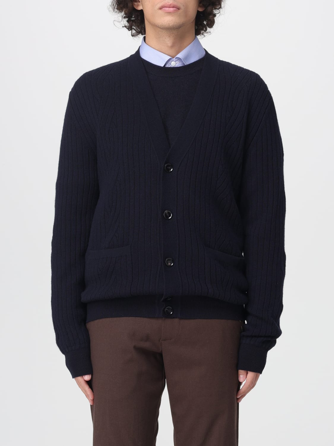 BRIONI SWEATER: Brioni men's sweater, Blue - Img 1