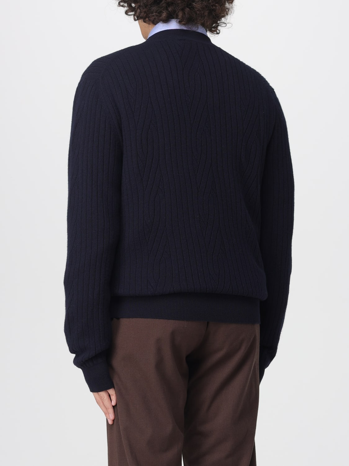 BRIONI SWEATER: Brioni men's sweater, Blue - Img 3