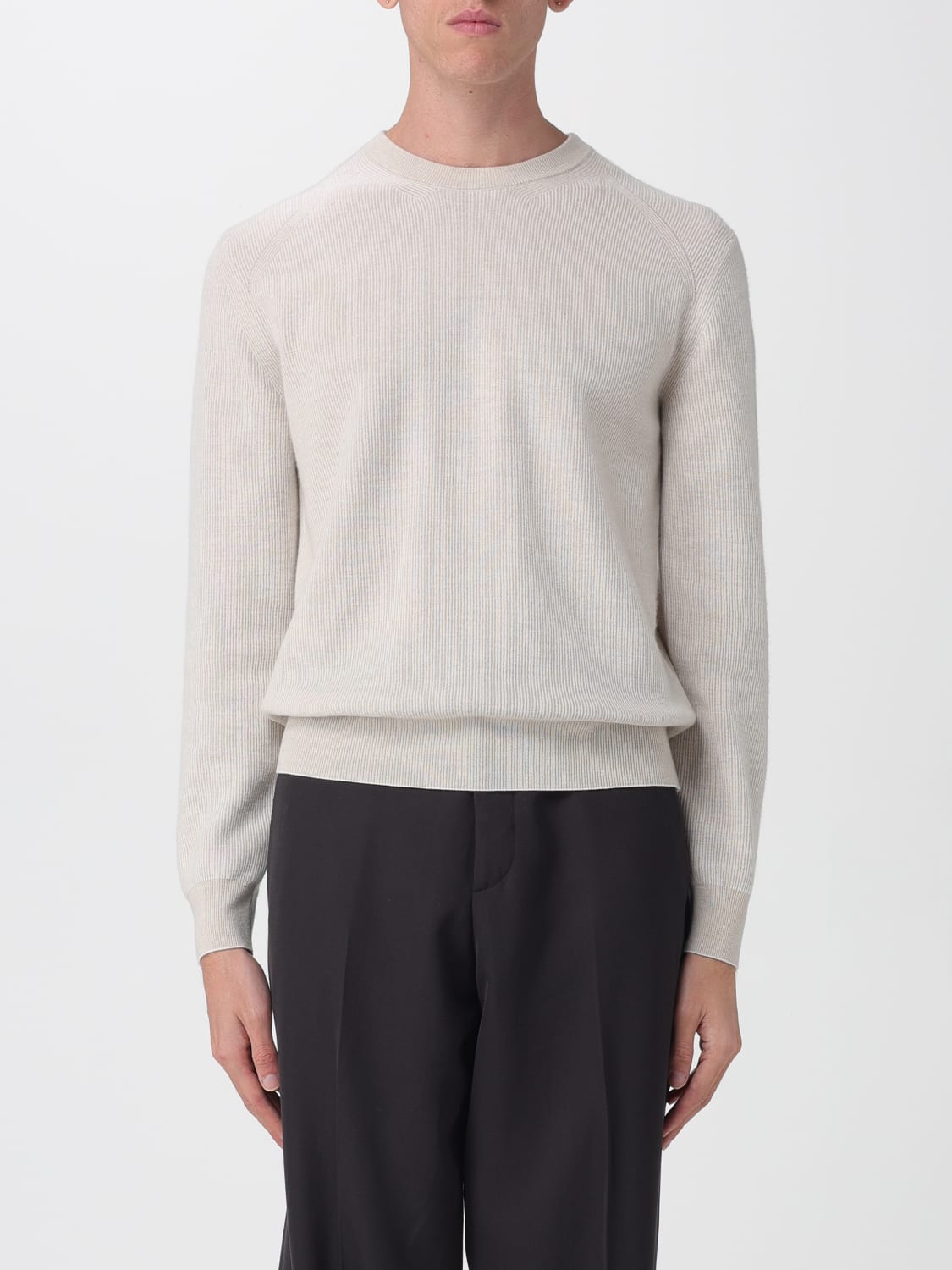 BRIONI SWEATER: Brioni men's sweater, Beige - Img 1