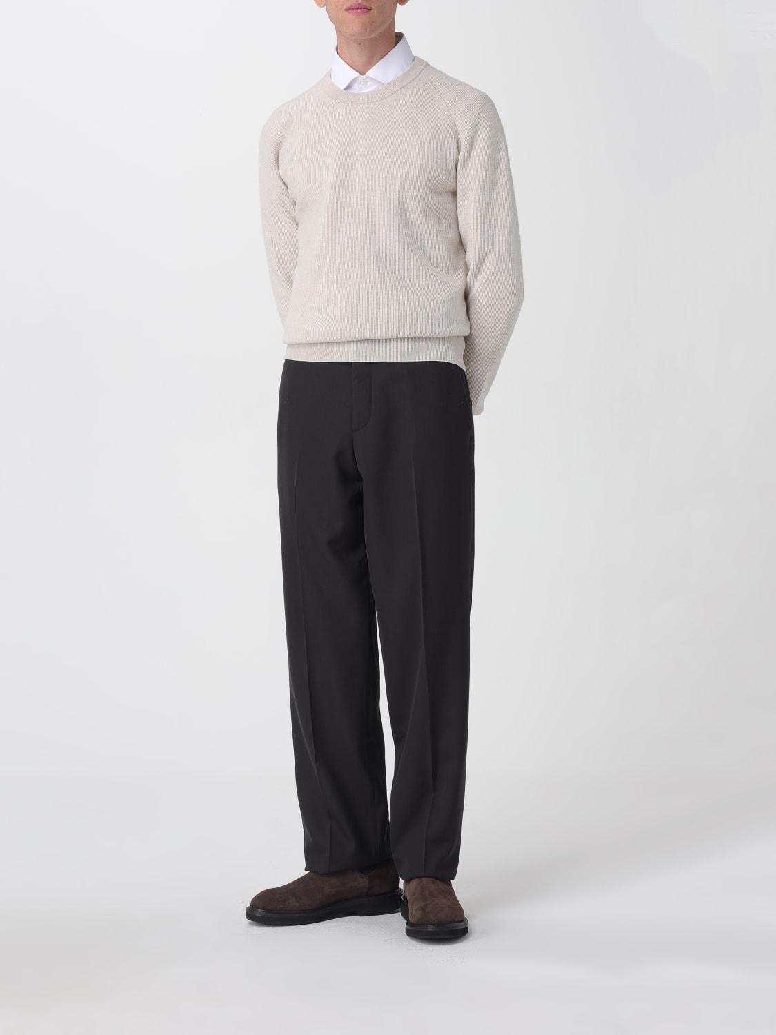 BRIONI SWEATER: Brioni men's sweater, Beige - Img 2