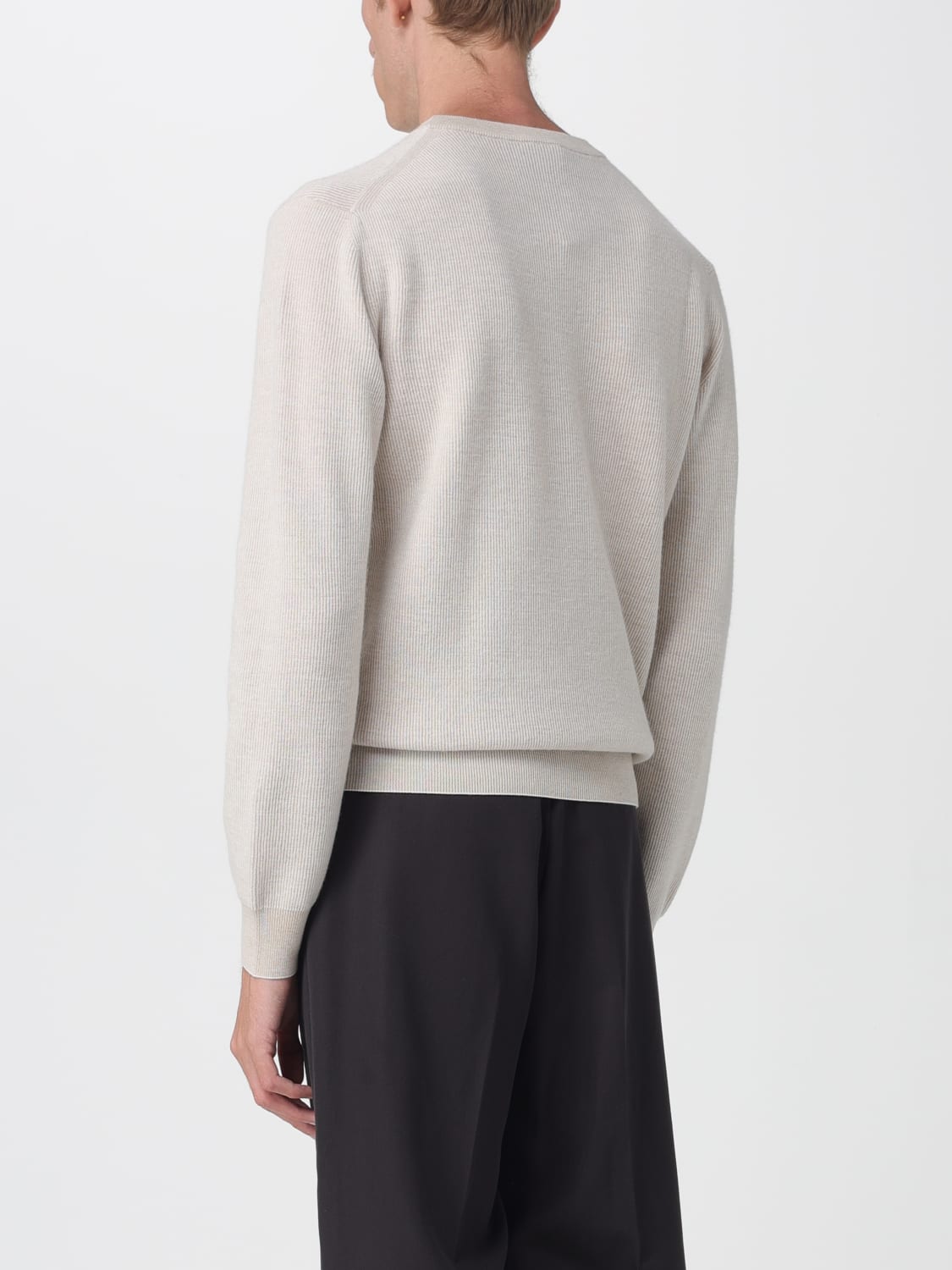 BRIONI SWEATER: Brioni men's sweater, Beige - Img 3