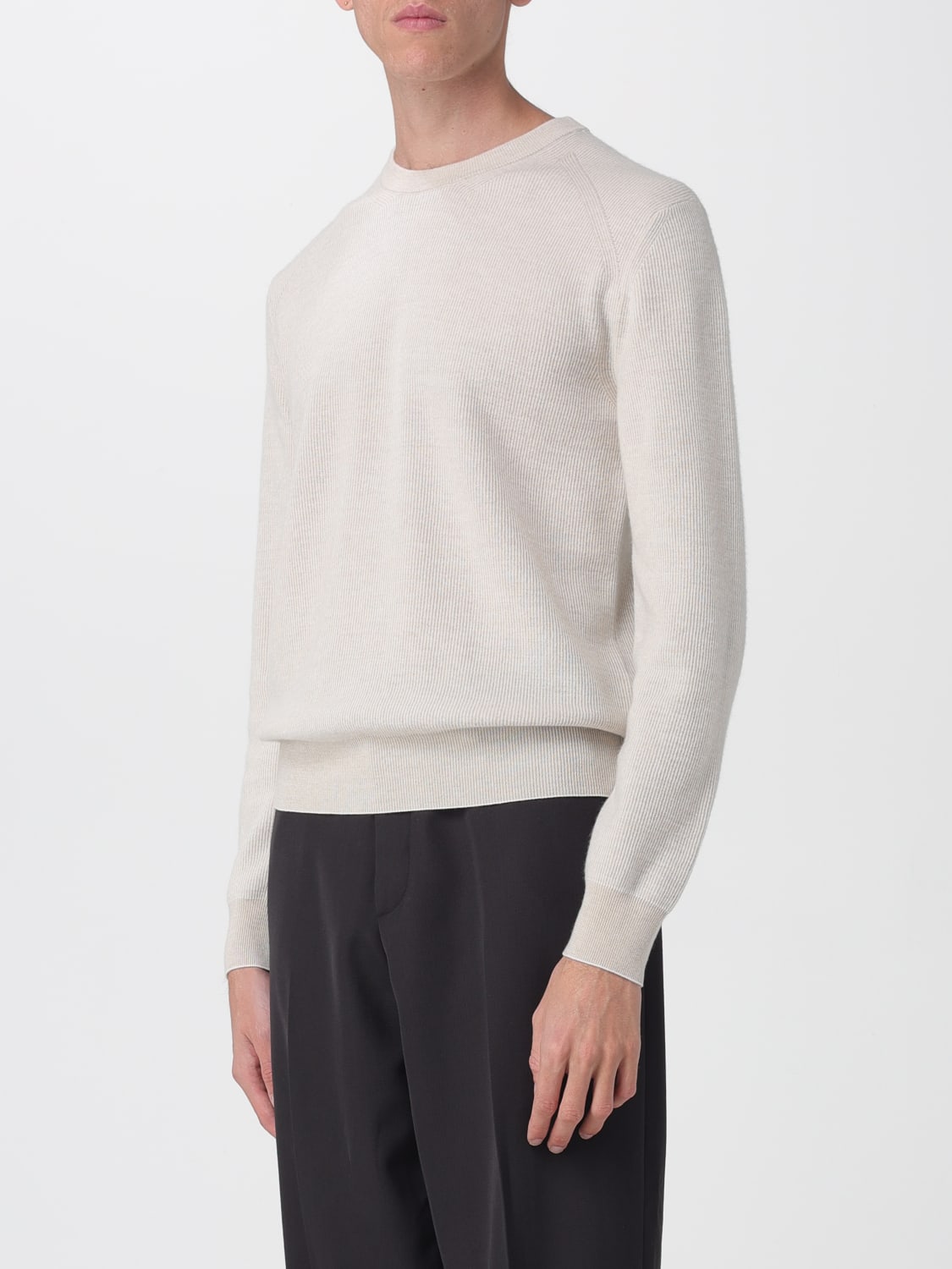 BRIONI SWEATER: Brioni men's sweater, Beige - Img 4
