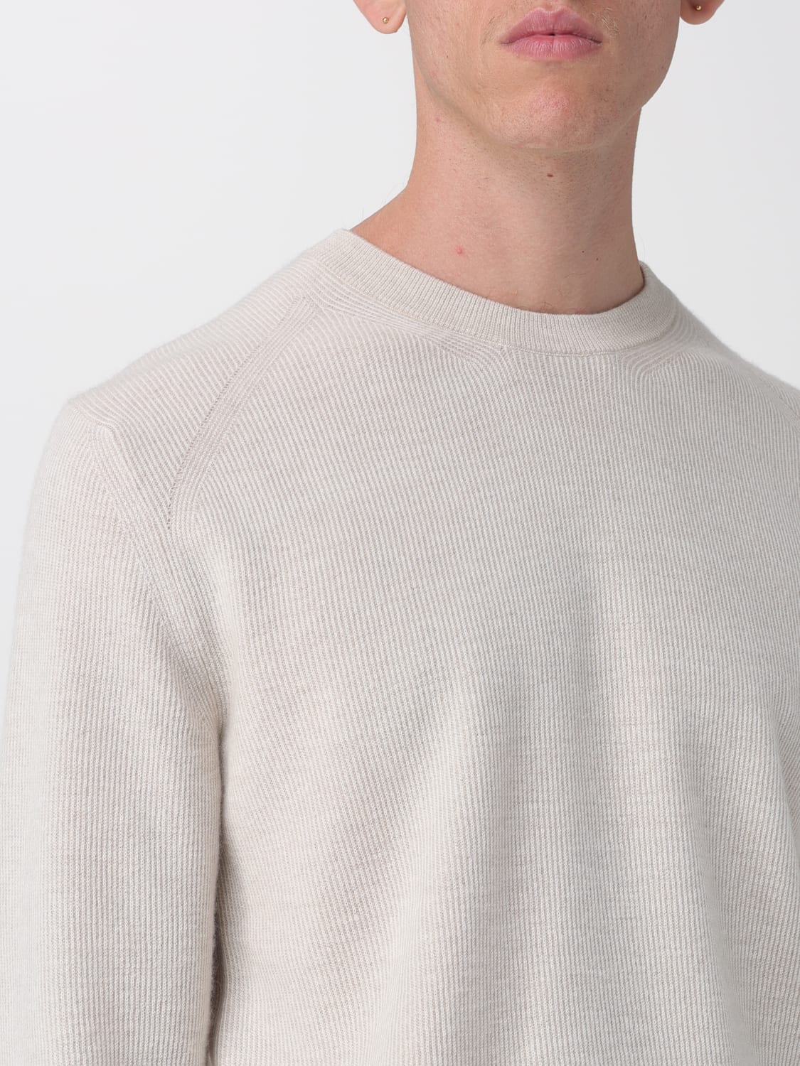BRIONI SWEATER: Brioni men's sweater, Beige - Img 5