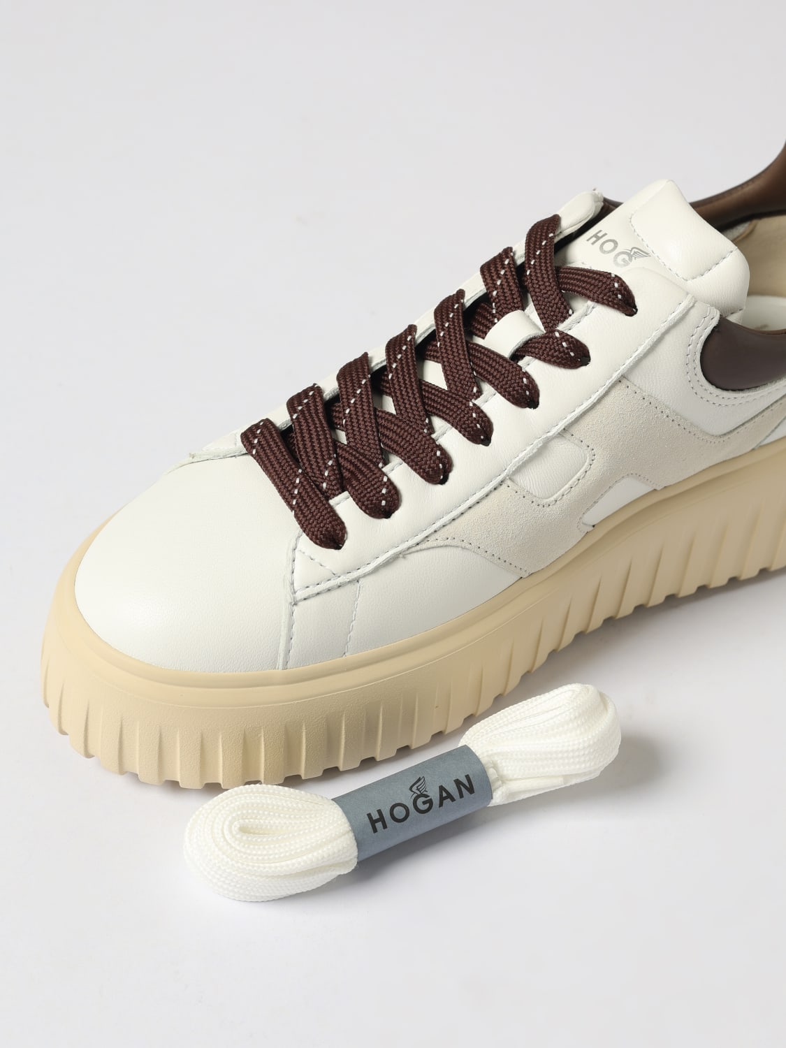 HOGAN SNEAKERS: Sneakers woman Hogan, Brown - Img 4