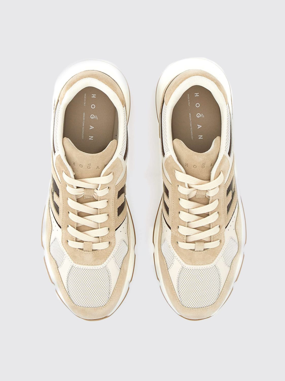 HOGAN SNEAKERS: Sneakers men Hogan, Beige - Img 4
