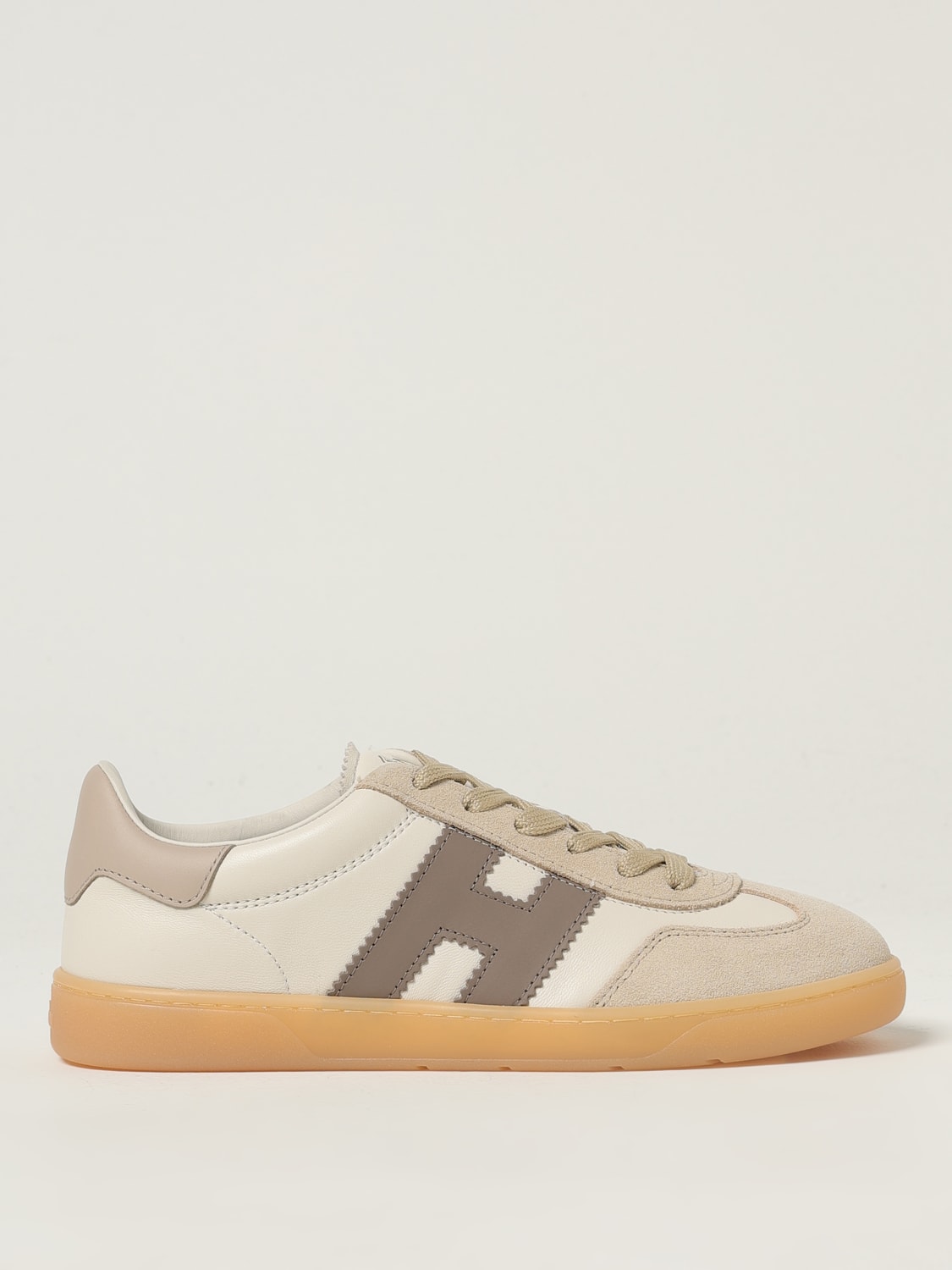 HOGAN SNEAKERS: Sneakers Cool Hogan in pelle , Beige - Img 1