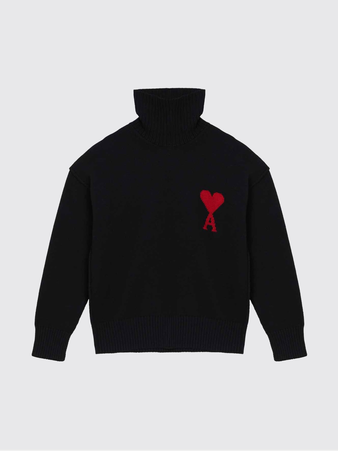 AMI PARIS SWEATER: Sweater men Ami Paris, Black - Img 1