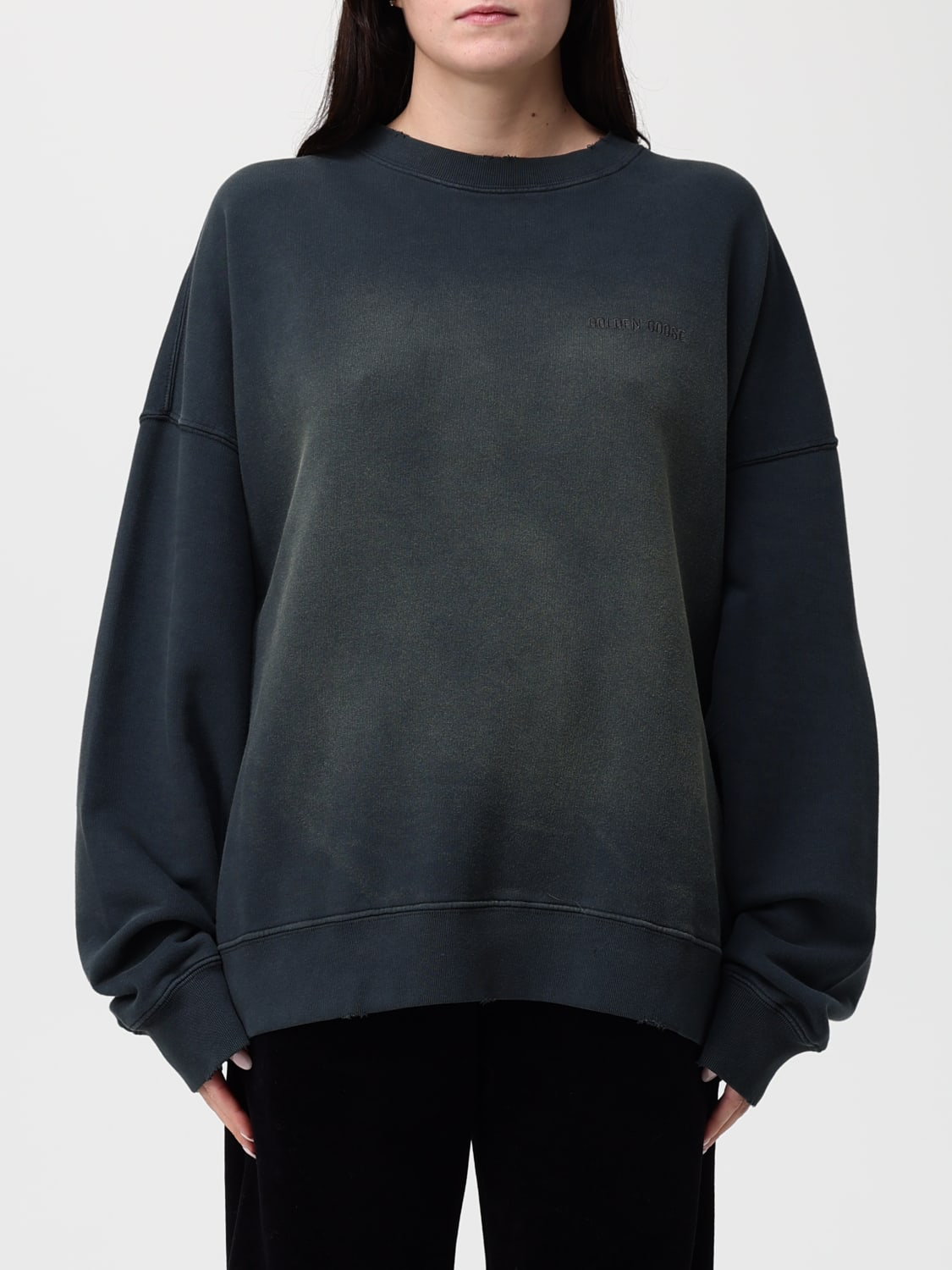 GOLDEN GOOSE SWEATSHIRT: Pullover damen Golden Goose, Schwarz - Img 1