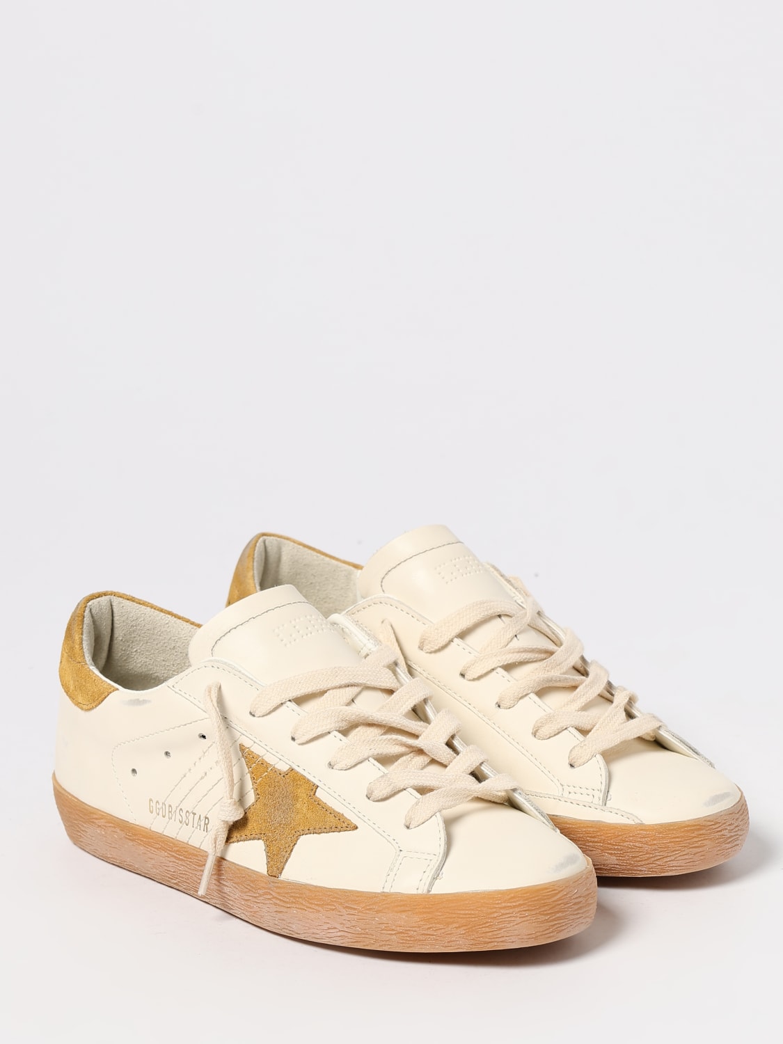 GOLDEN GOOSE ZAPATILLAS: Zapatillas mujer Golden Goose, Ocre - Img 2