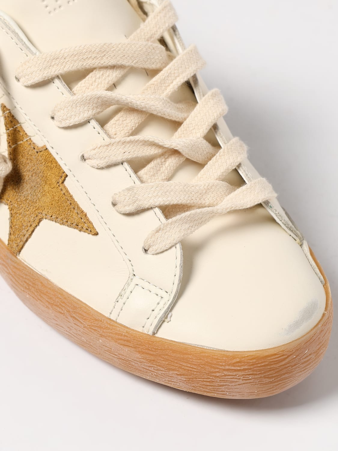 GOLDEN GOOSE ZAPATILLAS: Zapatillas mujer Golden Goose, Ocre - Img 4