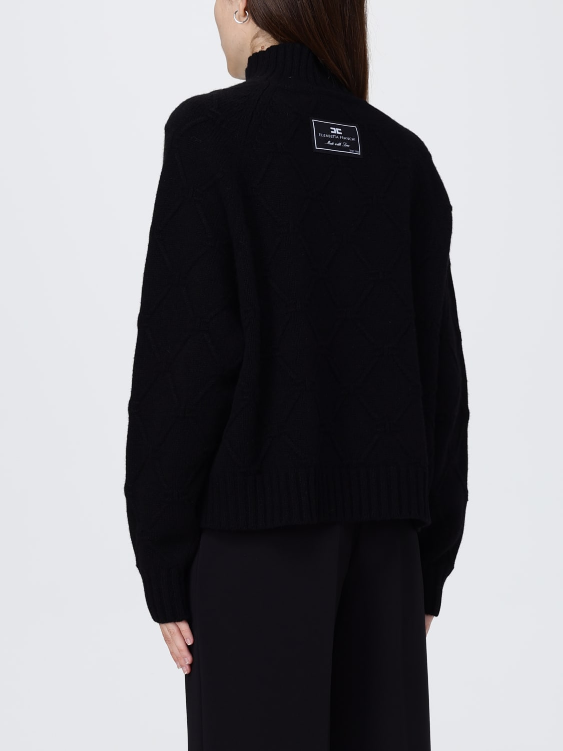 ELISABETTA FRANCHI PULL: Pull femme Elisabetta Franchi, Noir - Img 2
