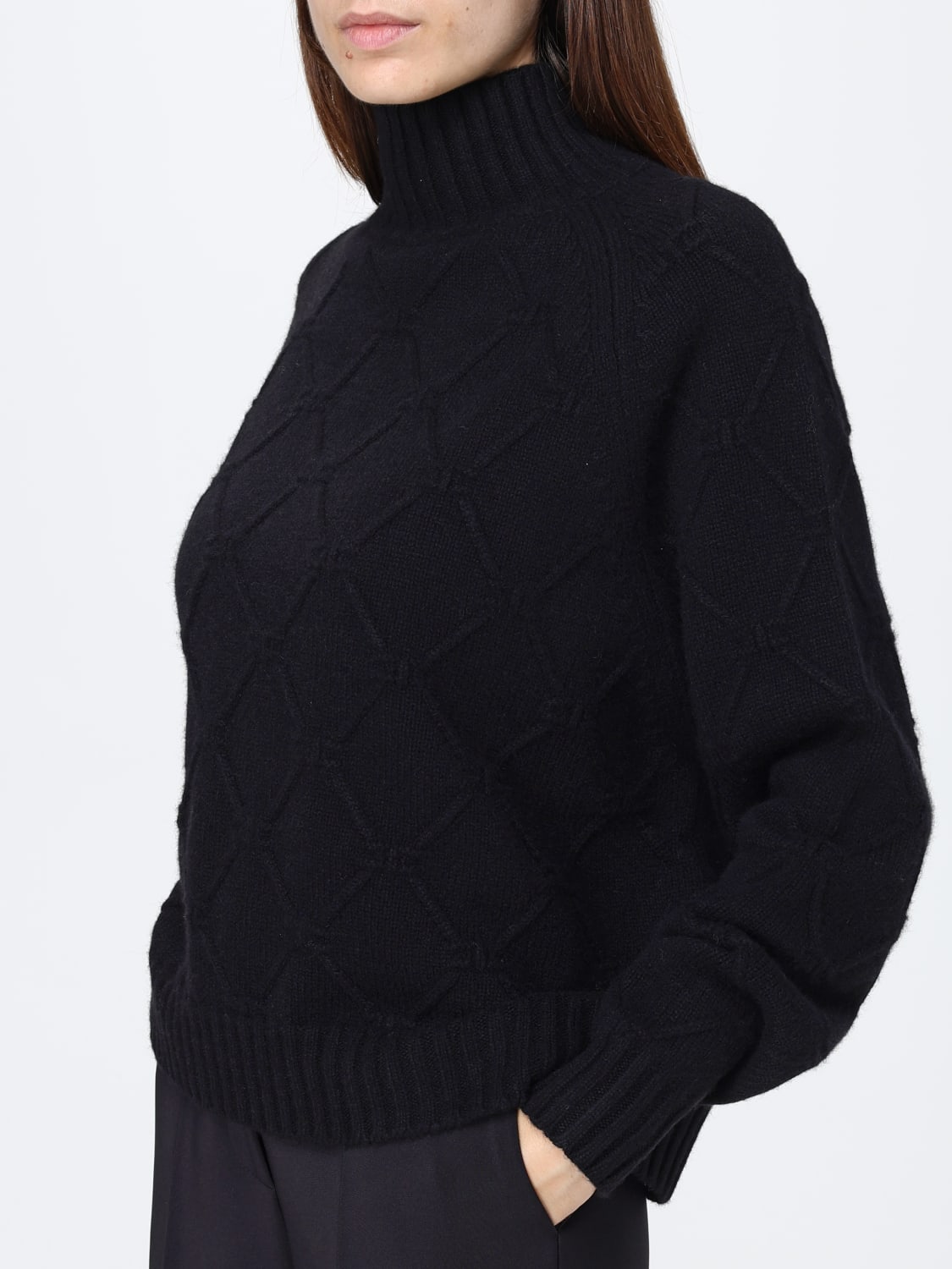 ELISABETTA FRANCHI PULL: Pull femme Elisabetta Franchi, Noir - Img 3