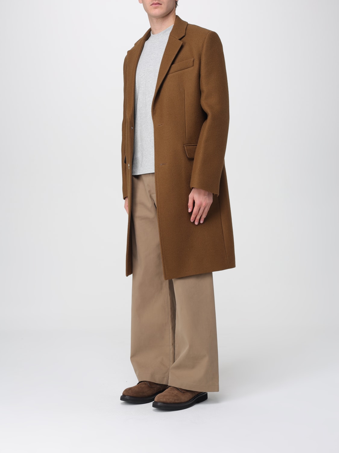 AMI PARIS MANTEL: Mantel herren Ami Paris, Braun - Img 4