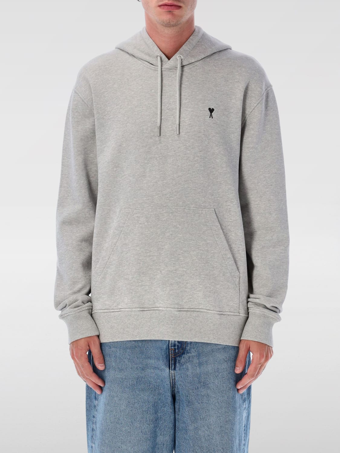 AMI PARIS SWEATSHIRT: Pullover herren Ami Paris, Grau - Img 1