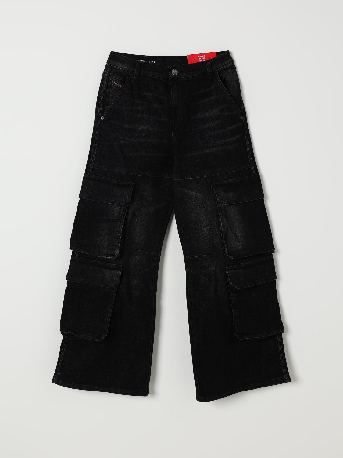 DIESEL PANTALON: Pantalon enfant Diesel, Noir - Img 1