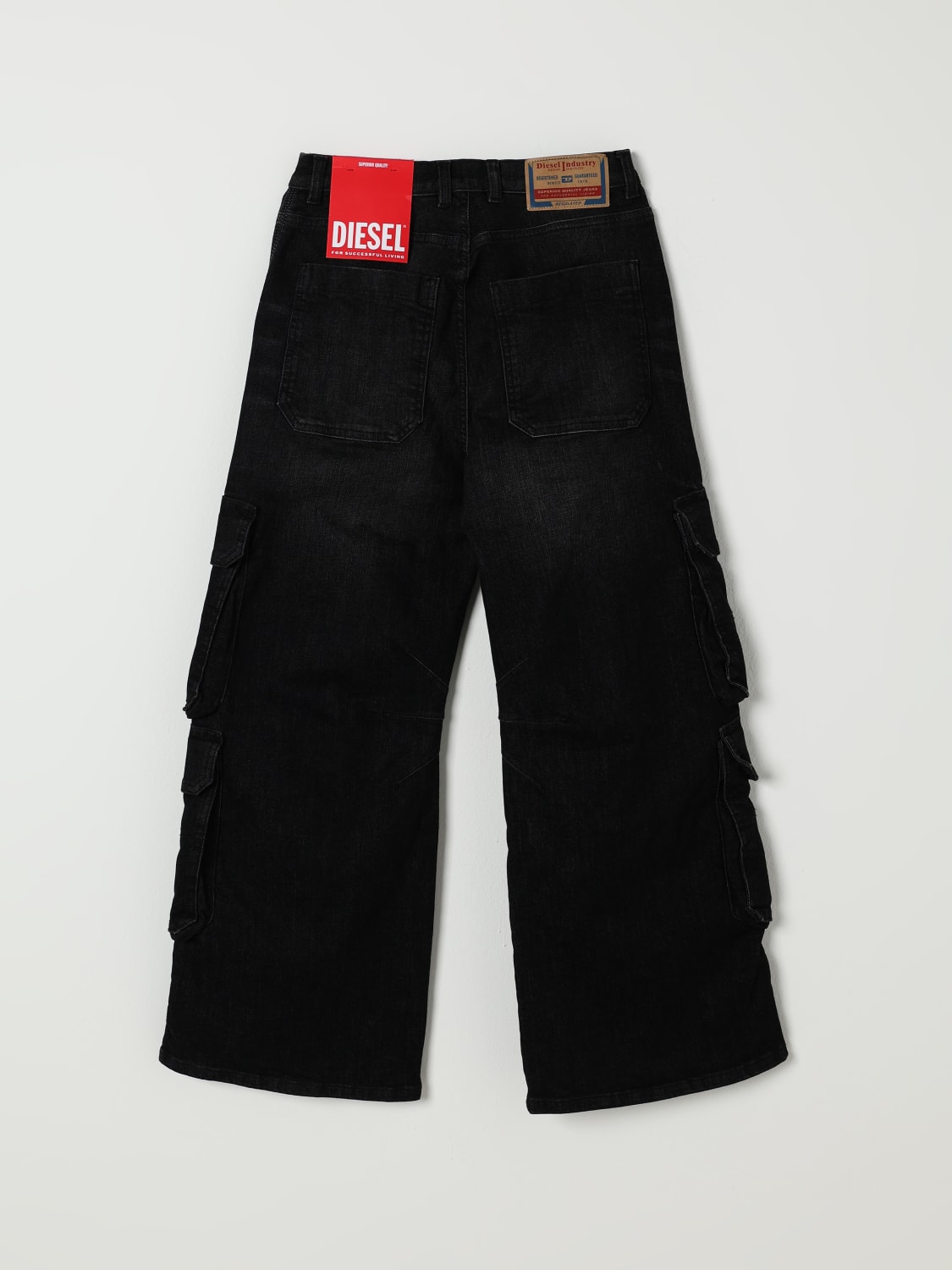 DIESEL PANTALON: Pantalon enfant Diesel, Noir - Img 2