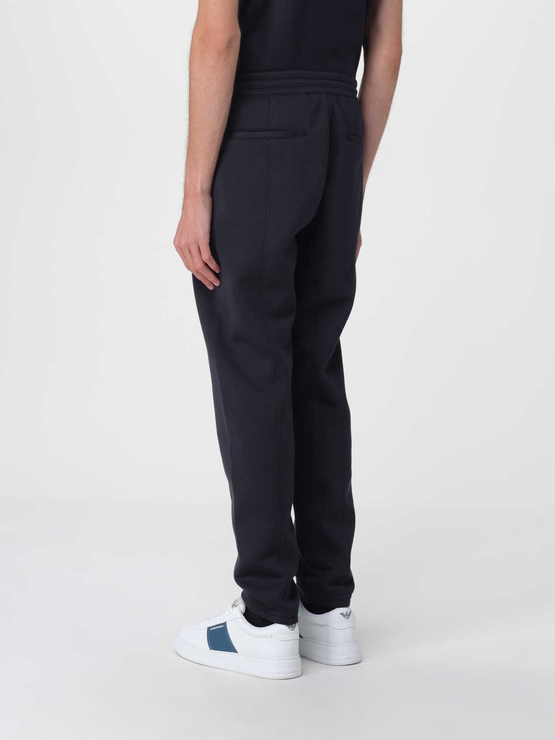 EMPORIO ARMANI PANTS: Sweater men Emporio Armani, Navy - Img 3