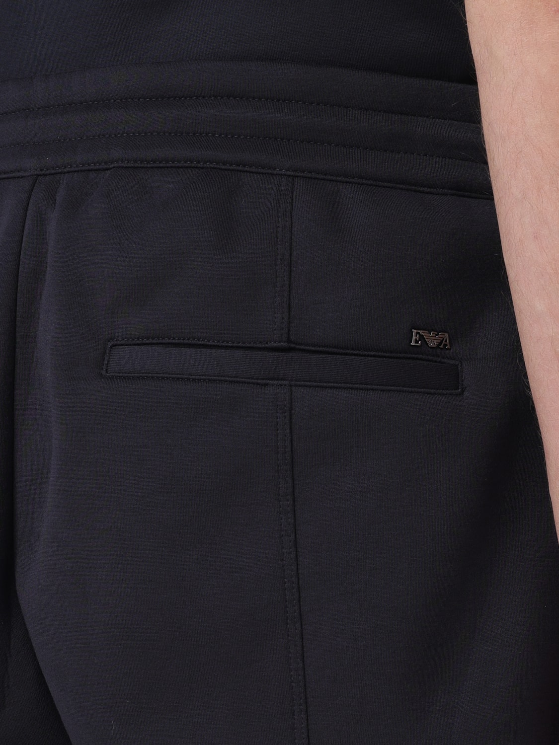 EMPORIO ARMANI PANTS: Sweater men Emporio Armani, Navy - Img 4