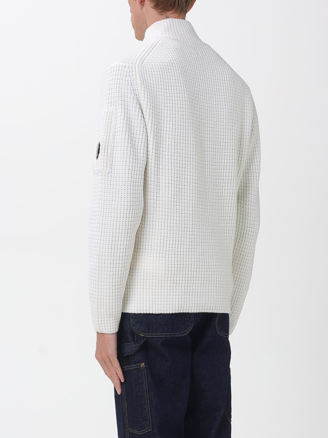C.P. COMPANY SWEATER: Sweater men C.P. Company, White - Img 2