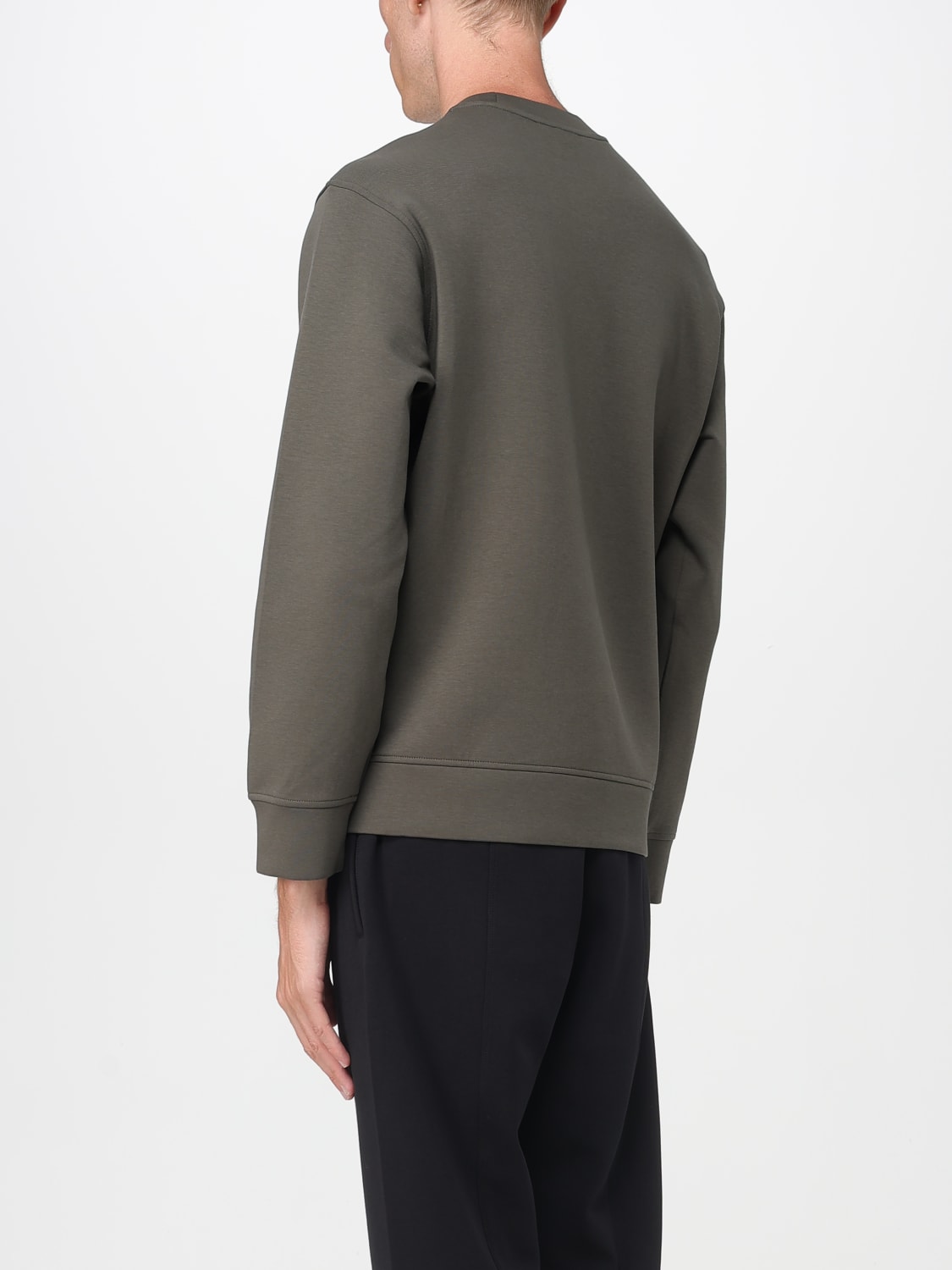 EMPORIO ARMANI SWEATSHIRT: Sweatshirt men Emporio Armani, Mud - Img 2