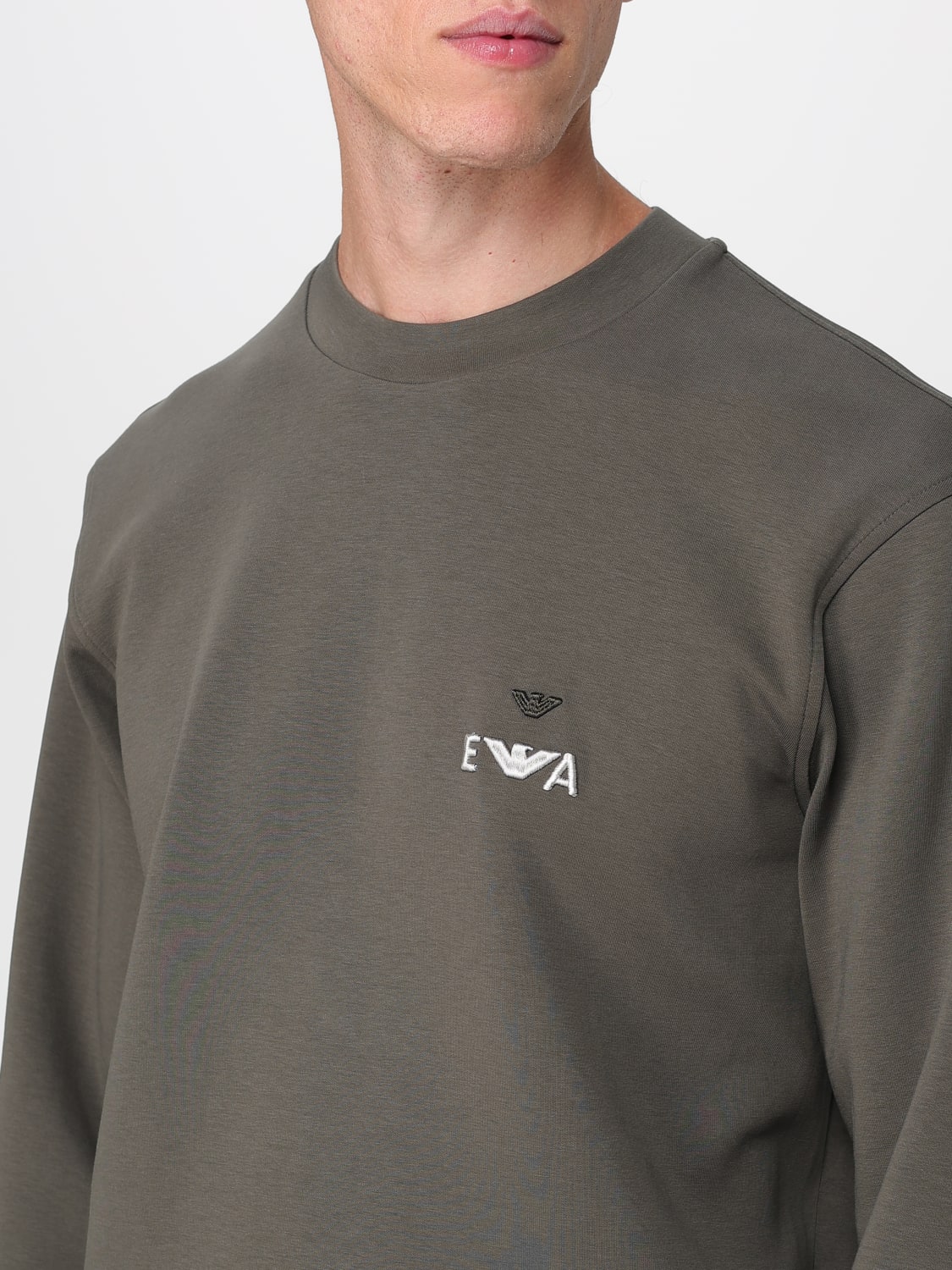 EMPORIO ARMANI SWEATSHIRT: Sweatshirt men Emporio Armani, Mud - Img 3