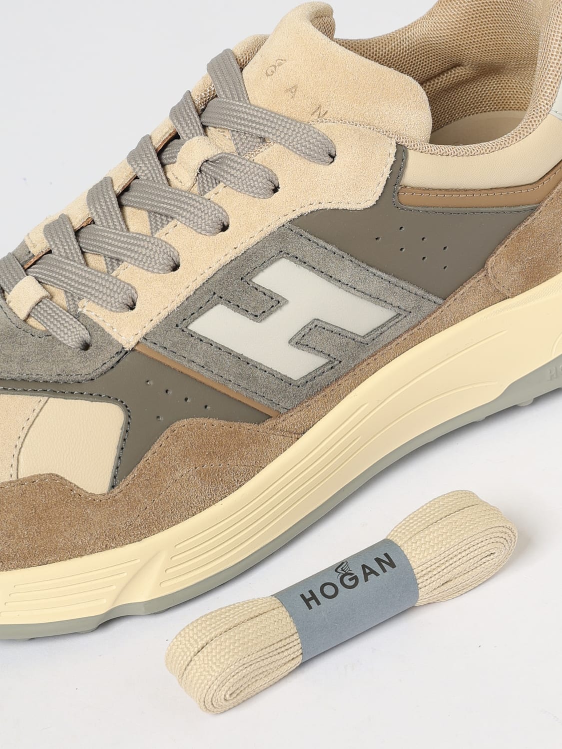 HOGAN SNEAKERS: Schuhe herren Hogan, Beige - Img 4