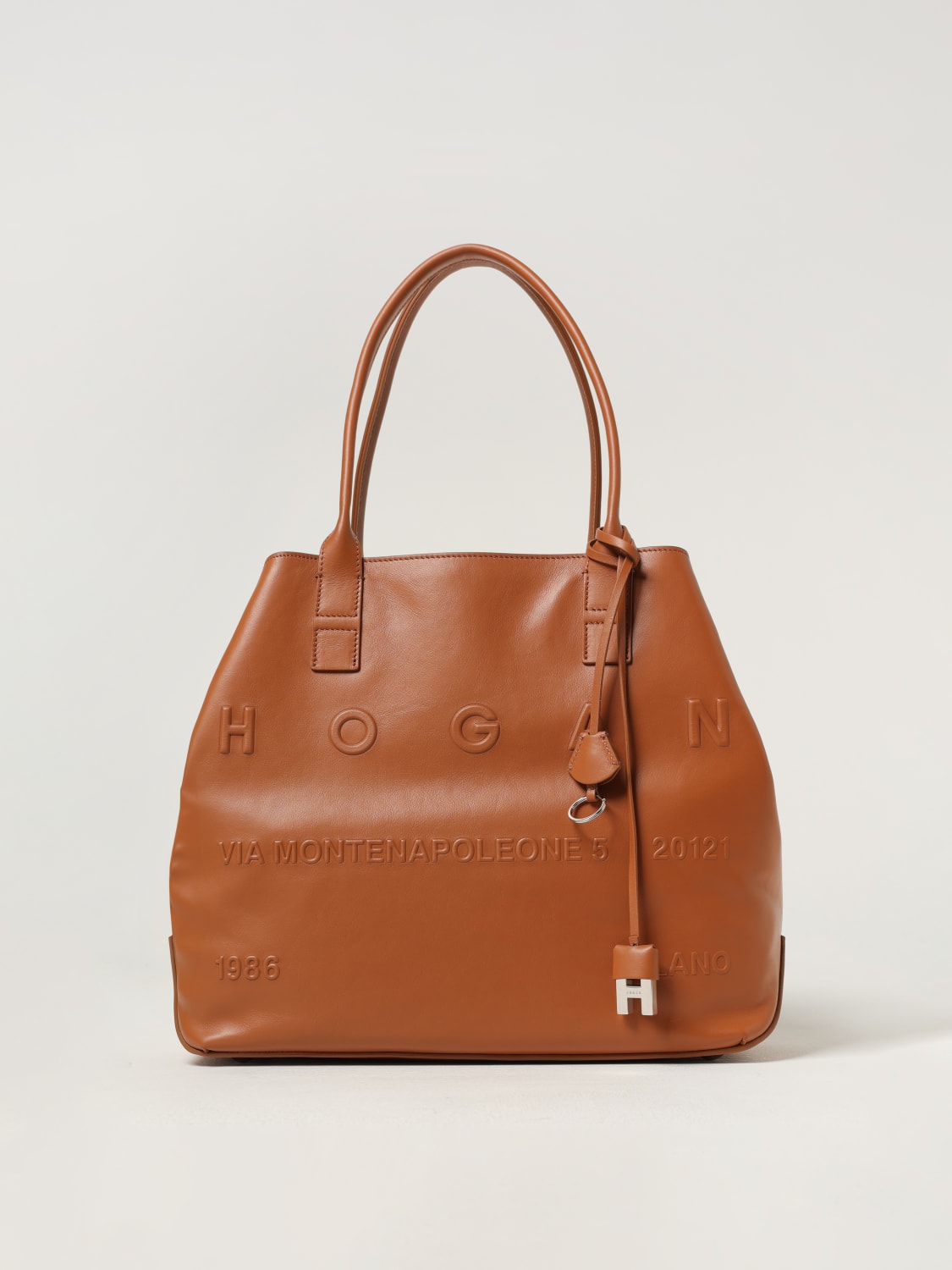 HOGAN SAC À MAIN: Sac à dos femme Hogan, Beige - Img 1