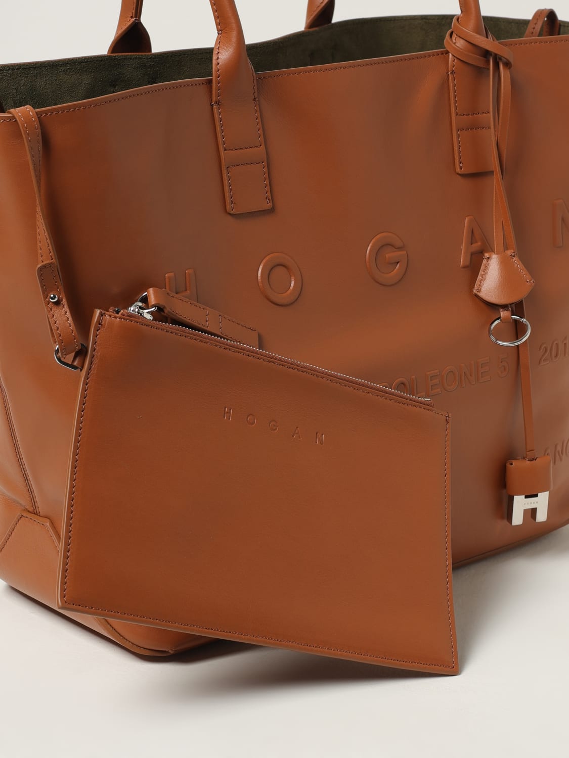 HOGAN SAC À MAIN: Sac à dos femme Hogan, Beige - Img 3