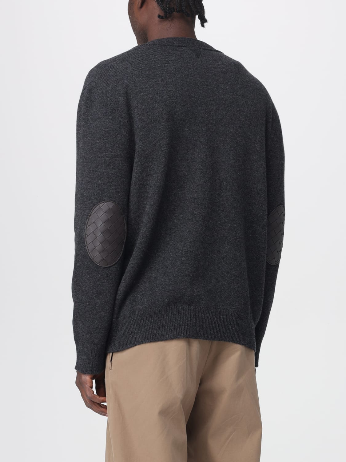 BOTTEGA VENETA SWEATER: Sweater men Bottega Veneta, Charcoal - Img 3