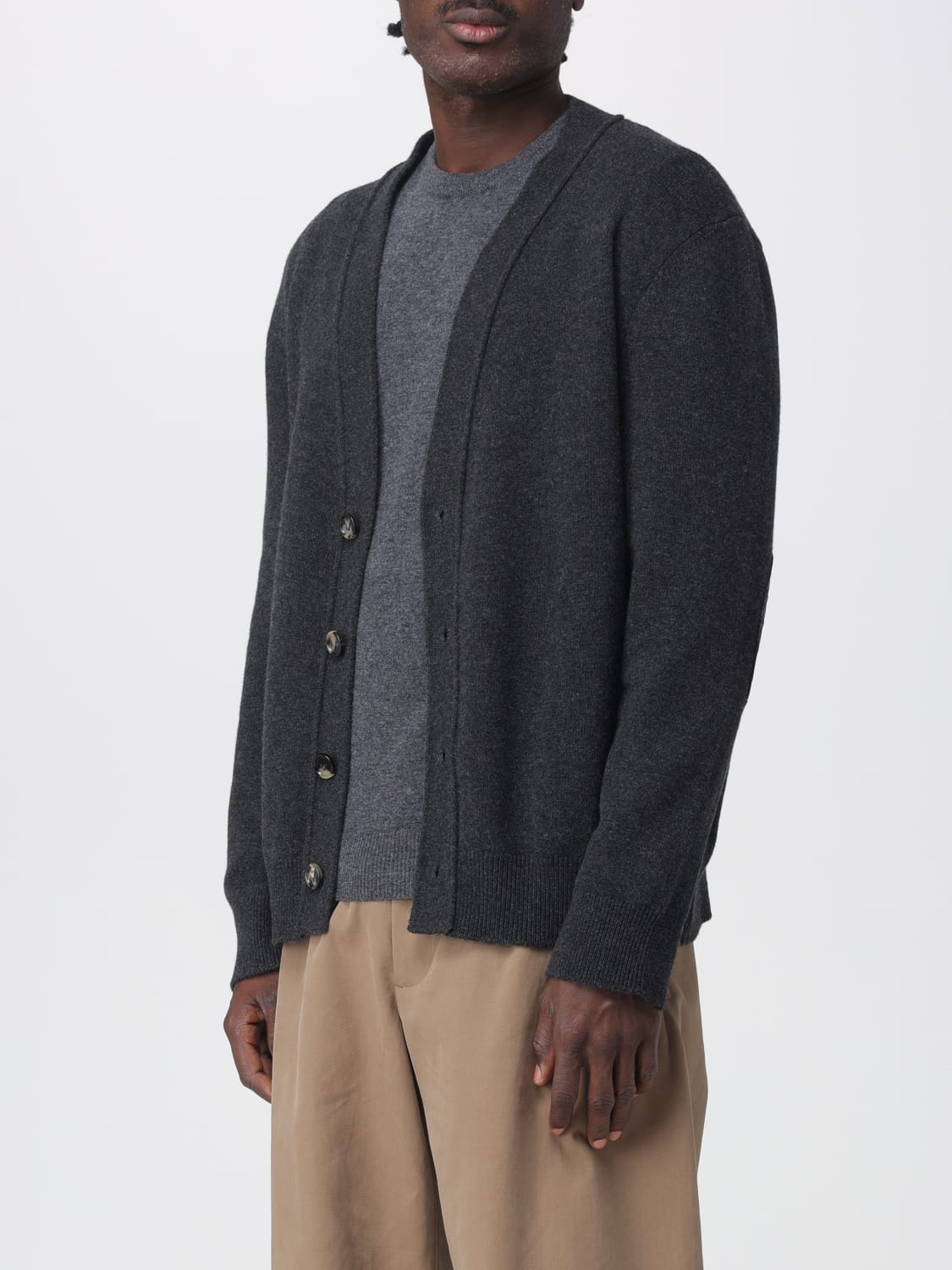 BOTTEGA VENETA SWEATER: Sweater men Bottega Veneta, Charcoal - Img 4