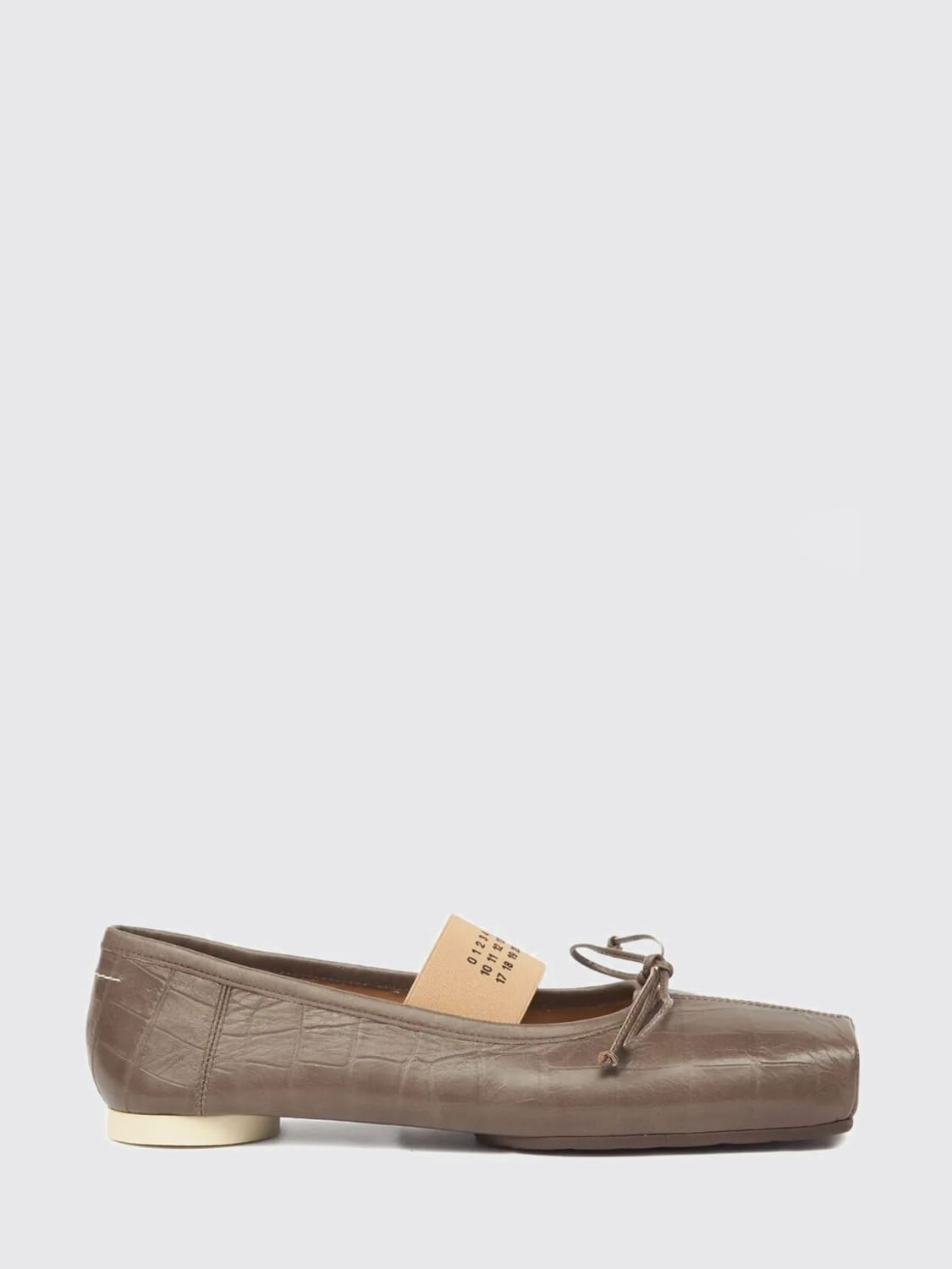 MM6 MAISON MARGIELA BALLET FLAT: Shoes woman Mm6 Maison Margiela, Grey - Img 1