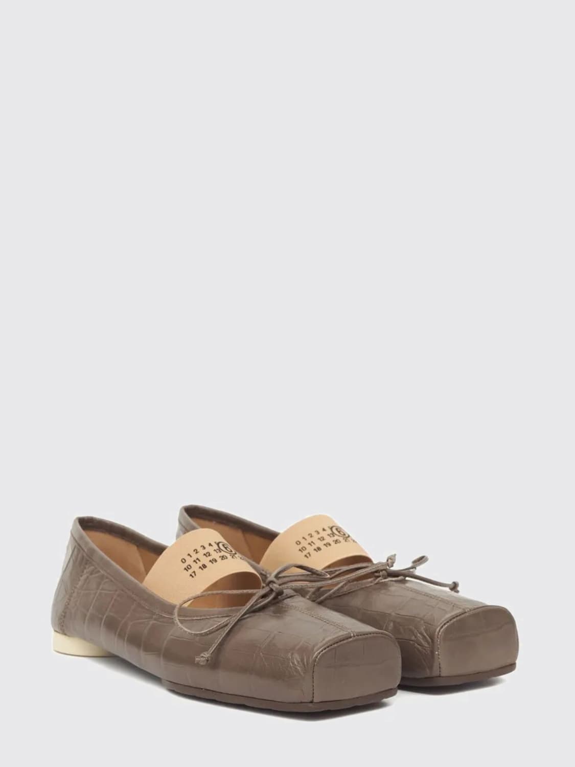 MM6 MAISON MARGIELA BALLET FLAT: Shoes woman Mm6 Maison Margiela, Grey - Img 2