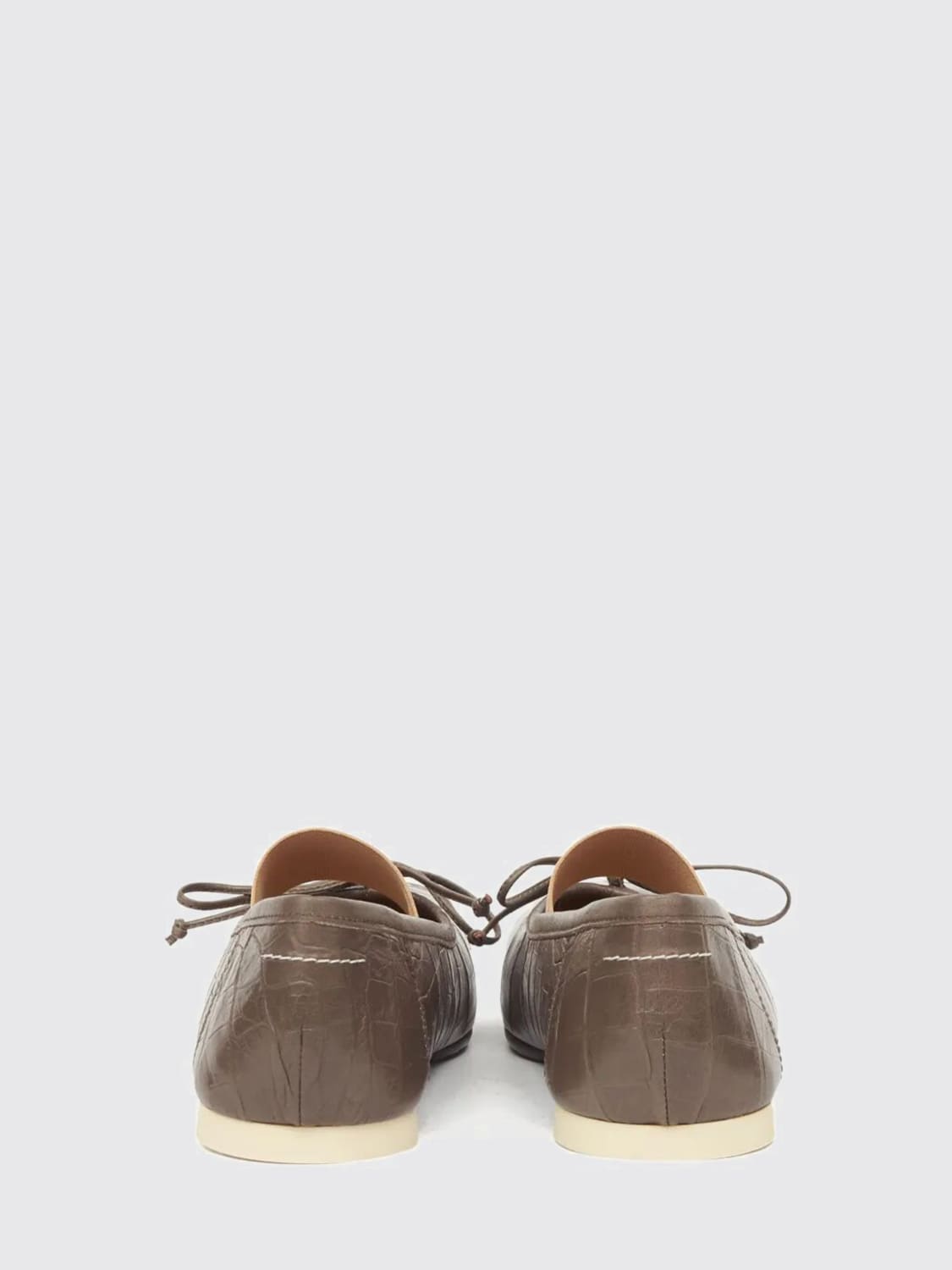 MM6 MAISON MARGIELA BALLET FLAT: Shoes woman Mm6 Maison Margiela, Grey - Img 3