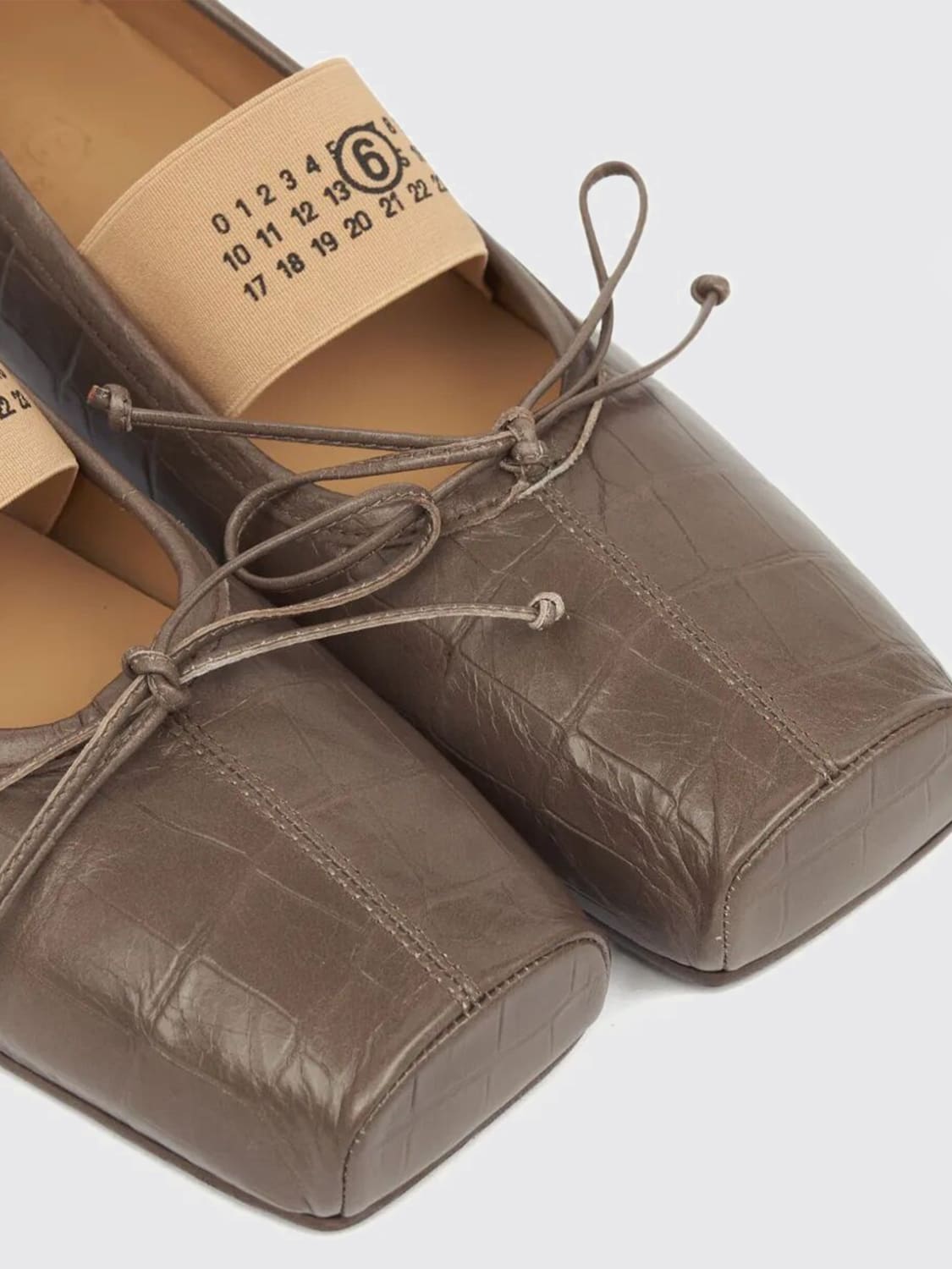 MM6 MAISON MARGIELA BALLET FLAT: Shoes woman Mm6 Maison Margiela, Grey - Img 4