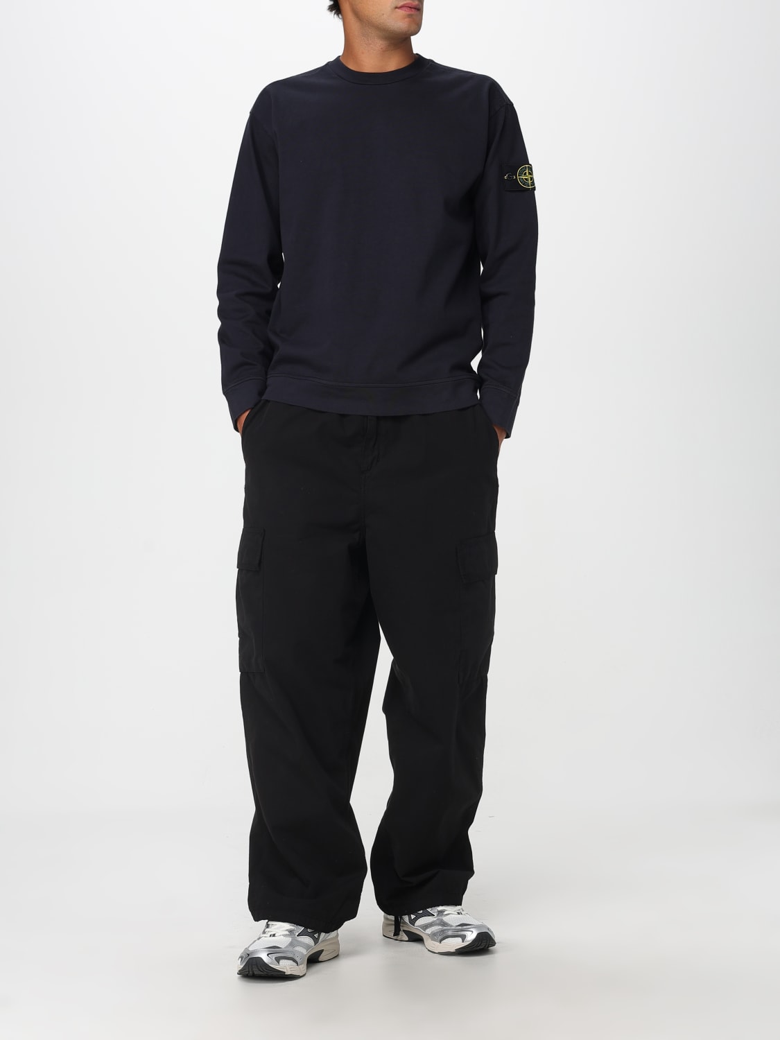 STONE ISLAND SUDADERA: Sudadera hombre Stone Island, Azul Oscuro - Img 2