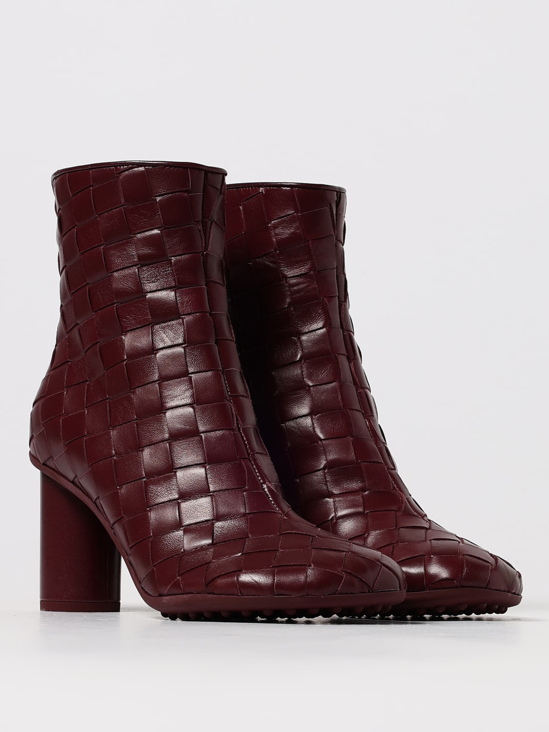 BOTTEGA VENETA STIEFEL: Stiefel damen Bottega Veneta, Weinrot - Img 2