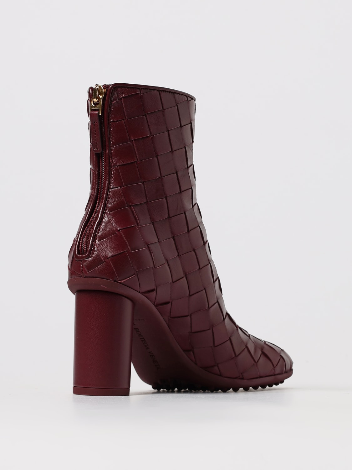 BOTTEGA VENETA STIEFEL: Stiefel damen Bottega Veneta, Weinrot - Img 3