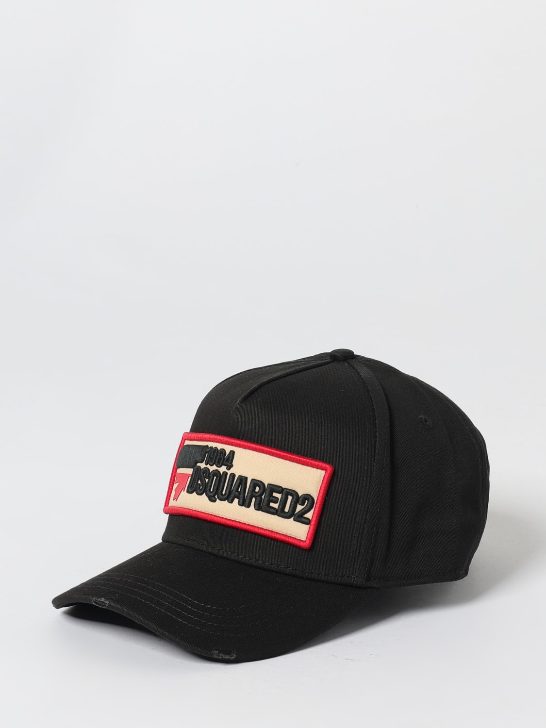 DSQUARED2 HAT: Hat men Dsquared2, Black - Img 1