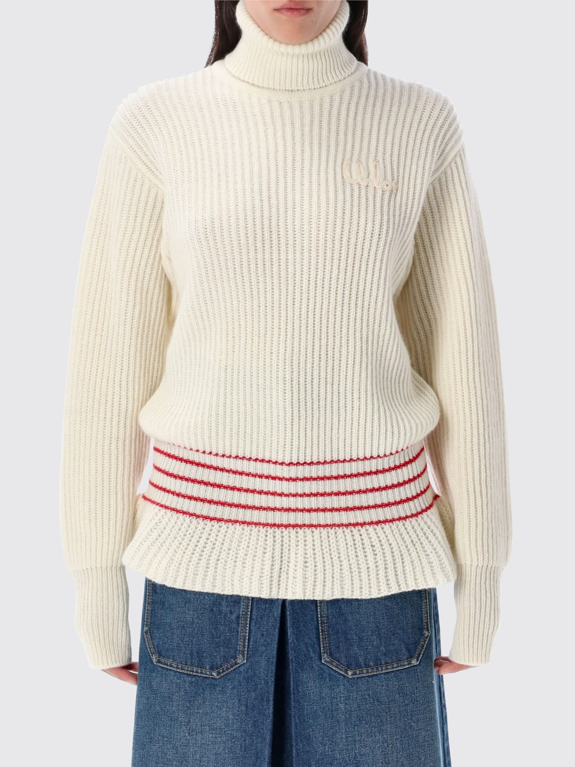 CHLOÉ SWEATER: Sweater woman ChloÉ, White - Img 1