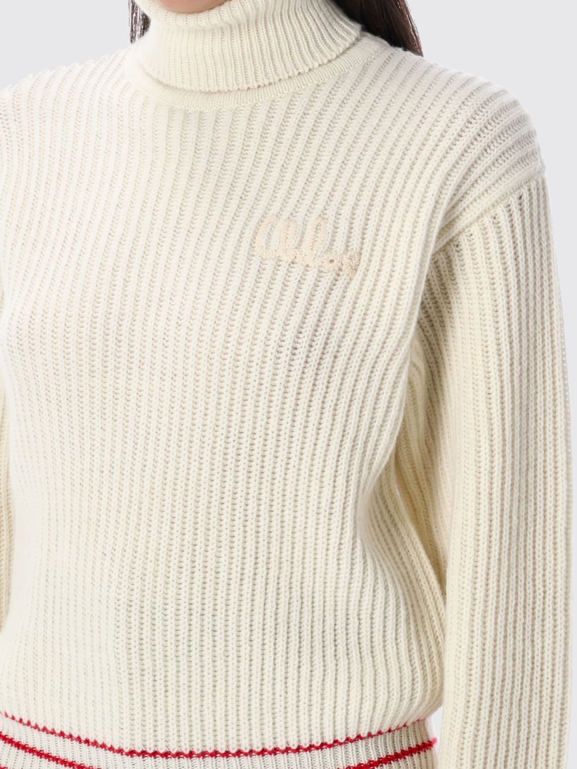 CHLOÉ SWEATER: Sweater woman ChloÉ, White - Img 3