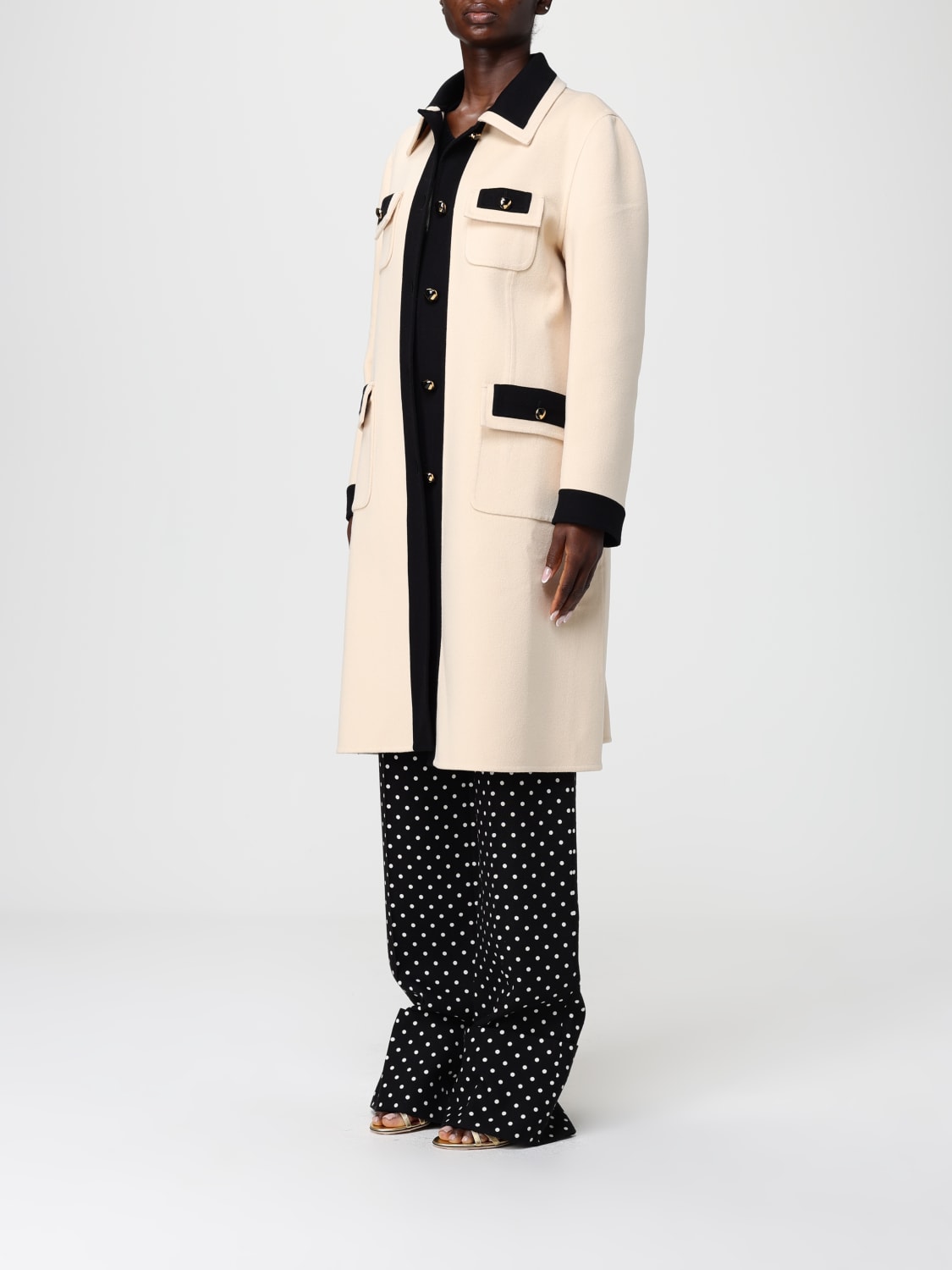 VALENTINO ABRIGO: Abrigo mujer Valentino, Beige - Img 4