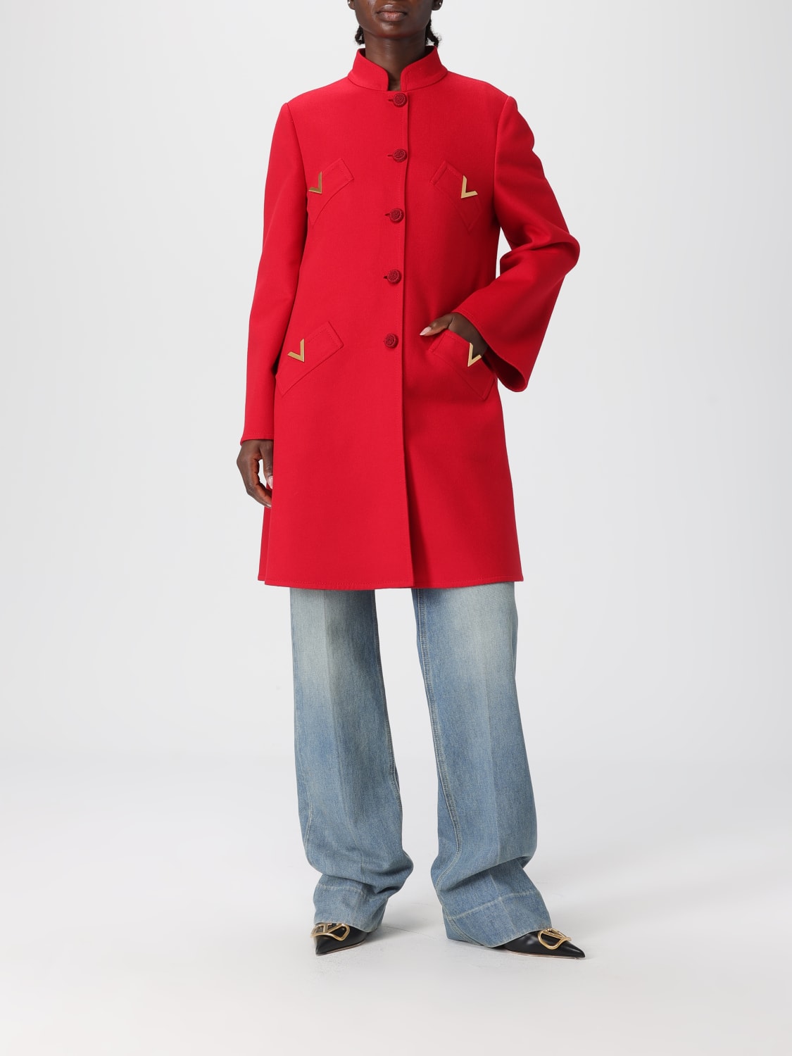 VALENTINO MANTEL: Mantel damen Valentino, Rot - Img 2