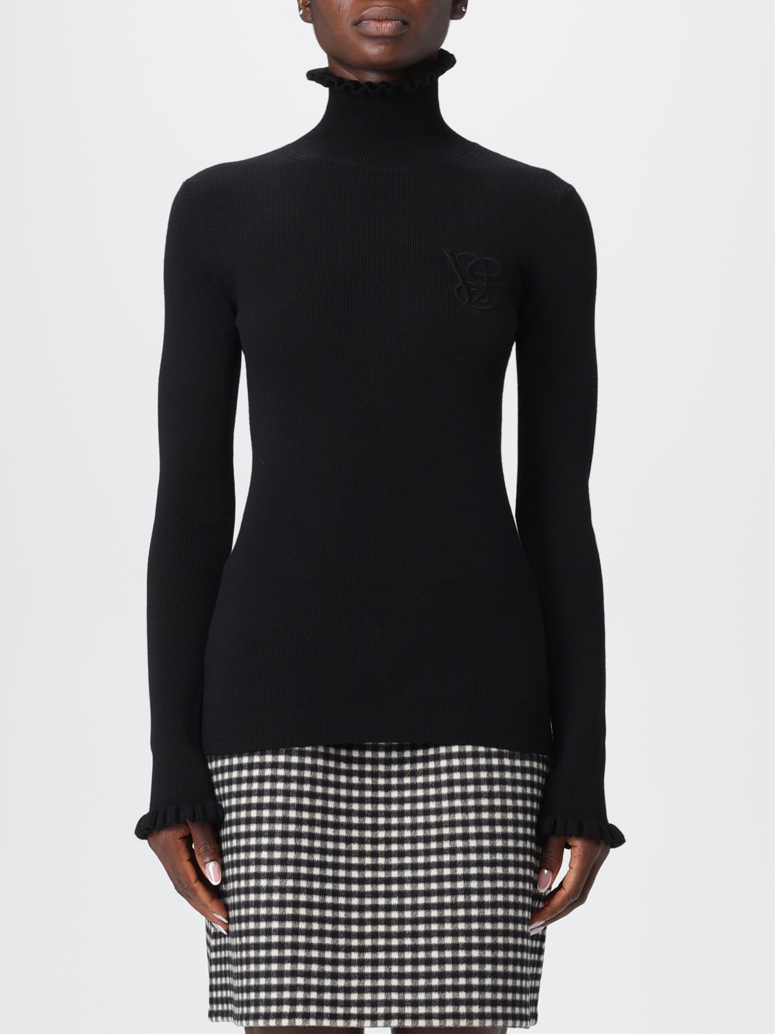 VALENTINO SWEATER: Sweater woman Valentino, Black - Img 1