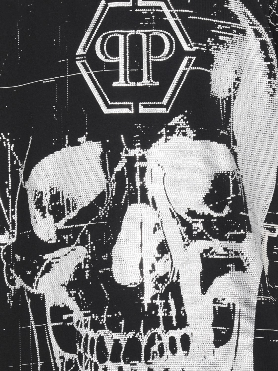 PHILIPP PLEIN T恤: T恤 男士 Philipp Plein, 黑色 - Img 4