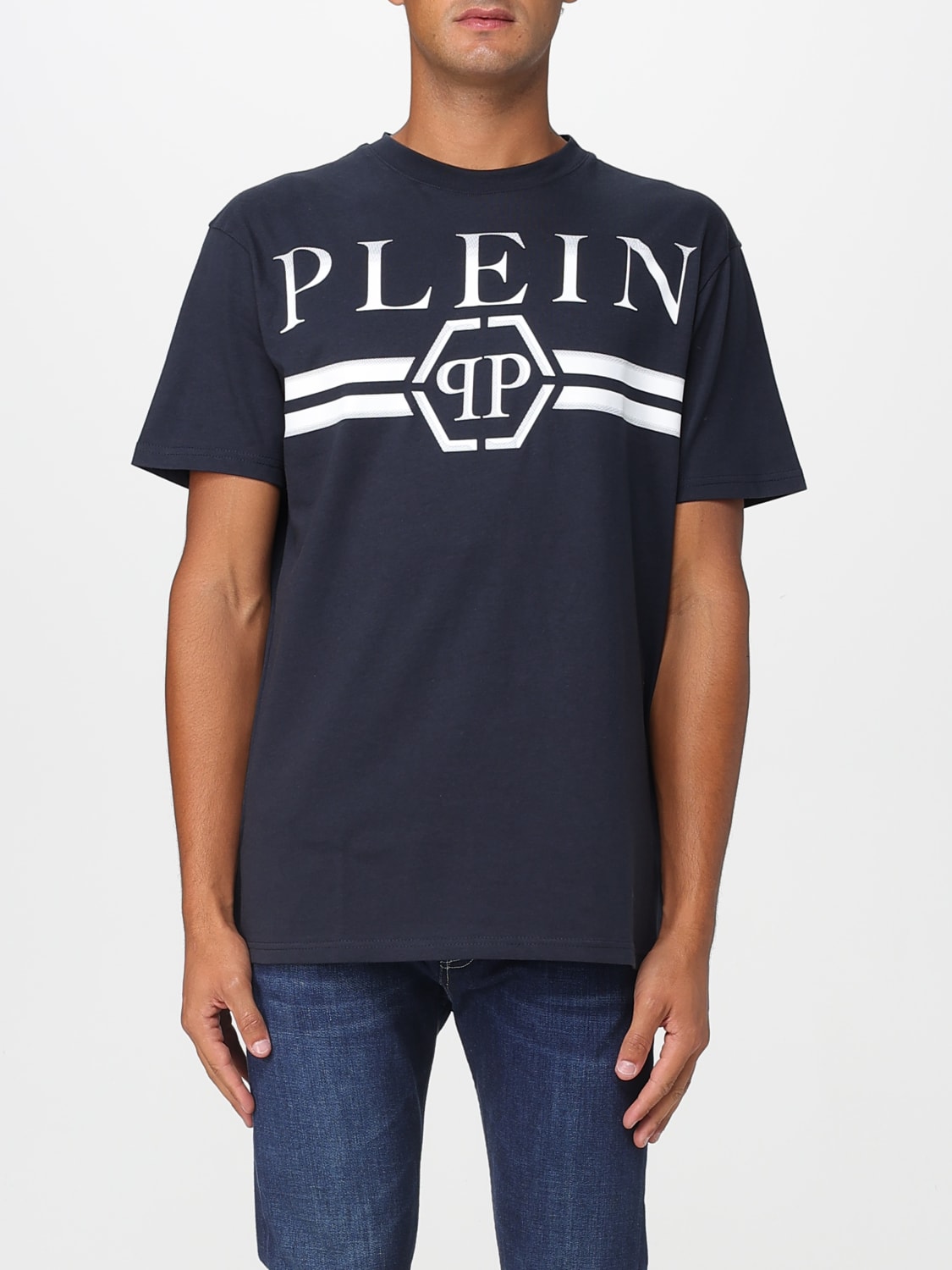PHILIPP PLEIN T-SHIRT: T-shirt men Philipp Plein, Navy - Img 1