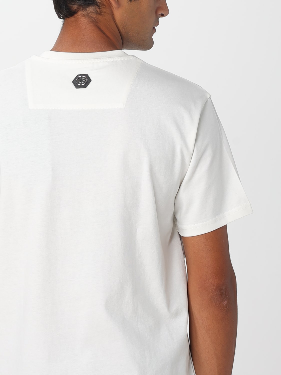 PHILIPP PLEIN T-SHIRT: T-shirt men Philipp Plein, White 1 - Img 4